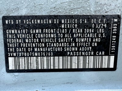 2025 Volkswagen Jetta 1.5T SE