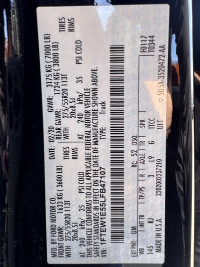 2020 Ford F-150 King Ranch®