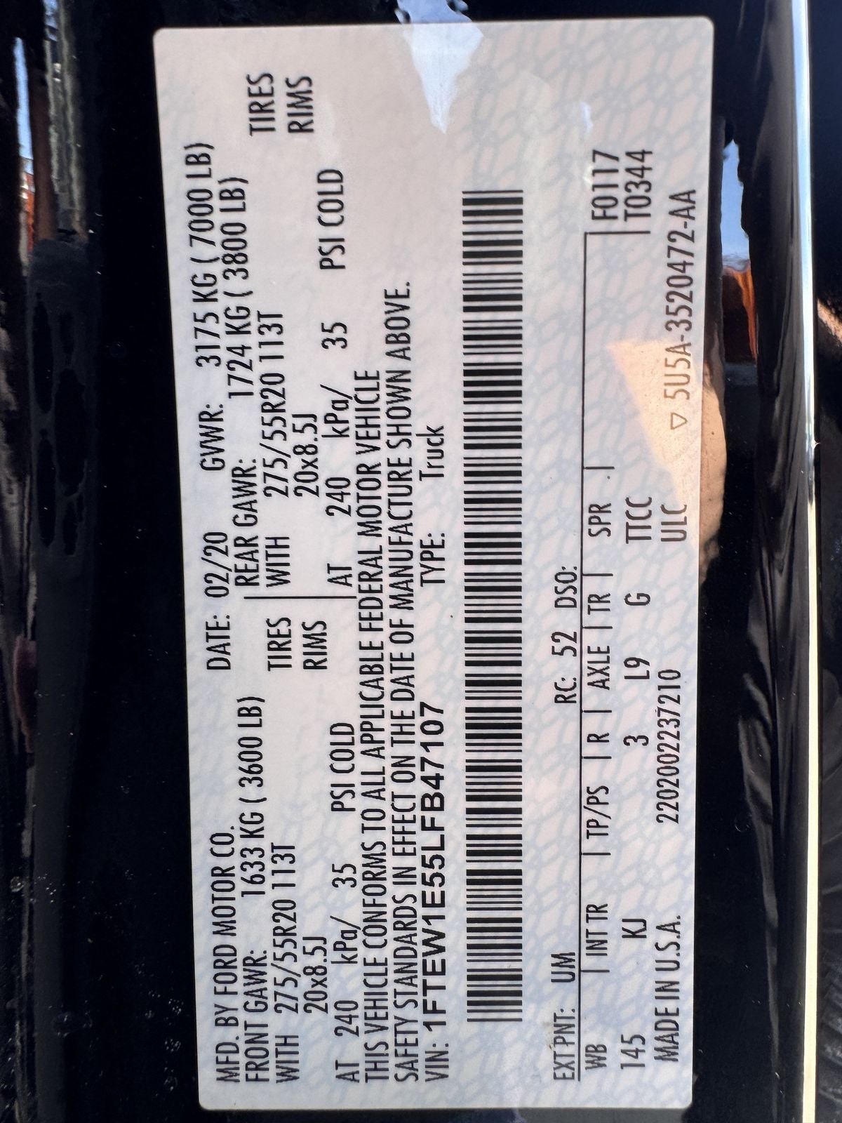 2020 Ford F-150 King Ranch®