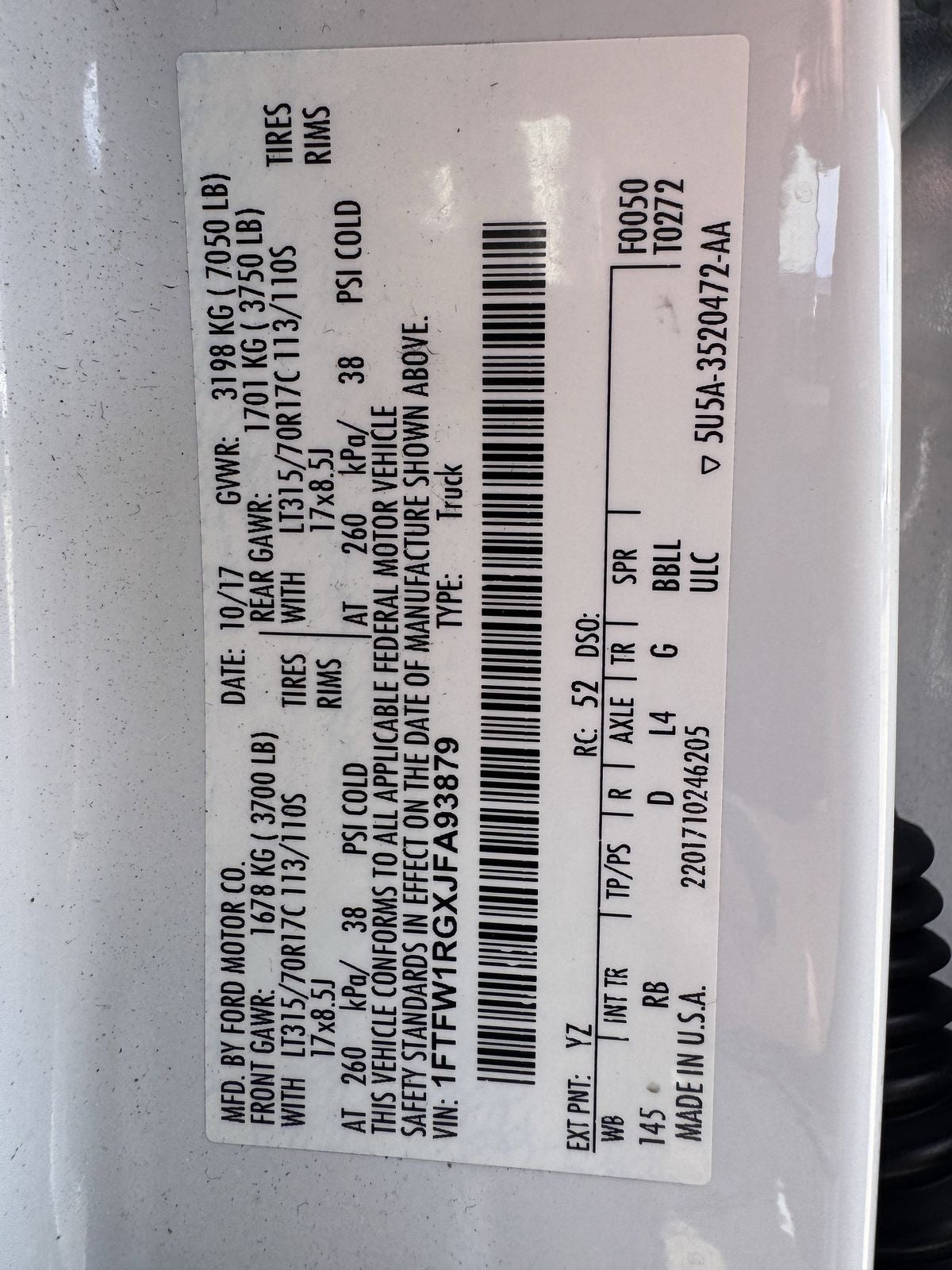 2018 Ford F-150 Raptor