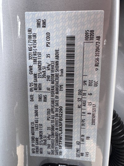 2025 Ford F-150 Platinum