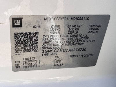 2018 Chevrolet Tahoe LS