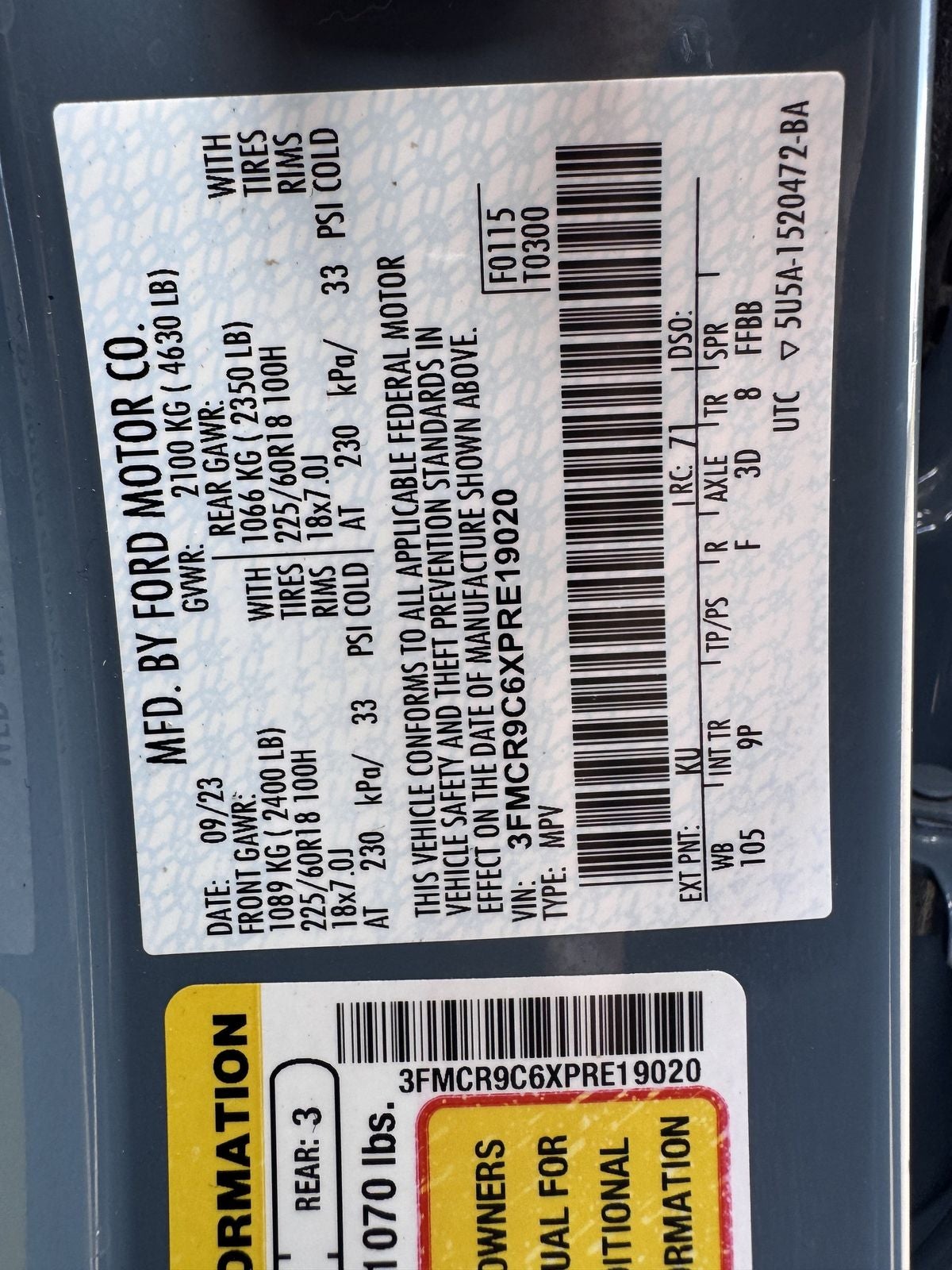 2023 Ford Bronco Sport Outer Banks