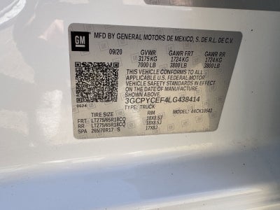 2020 Chevrolet Silverado 1500 Custom Trail Boss