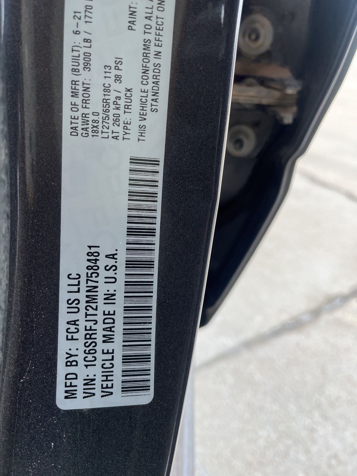 2021 RAM 1500 Laramie