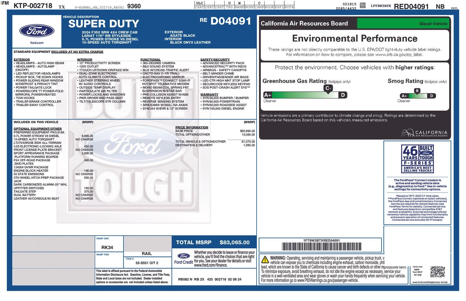 2024 Ford F-350SD Lariat
