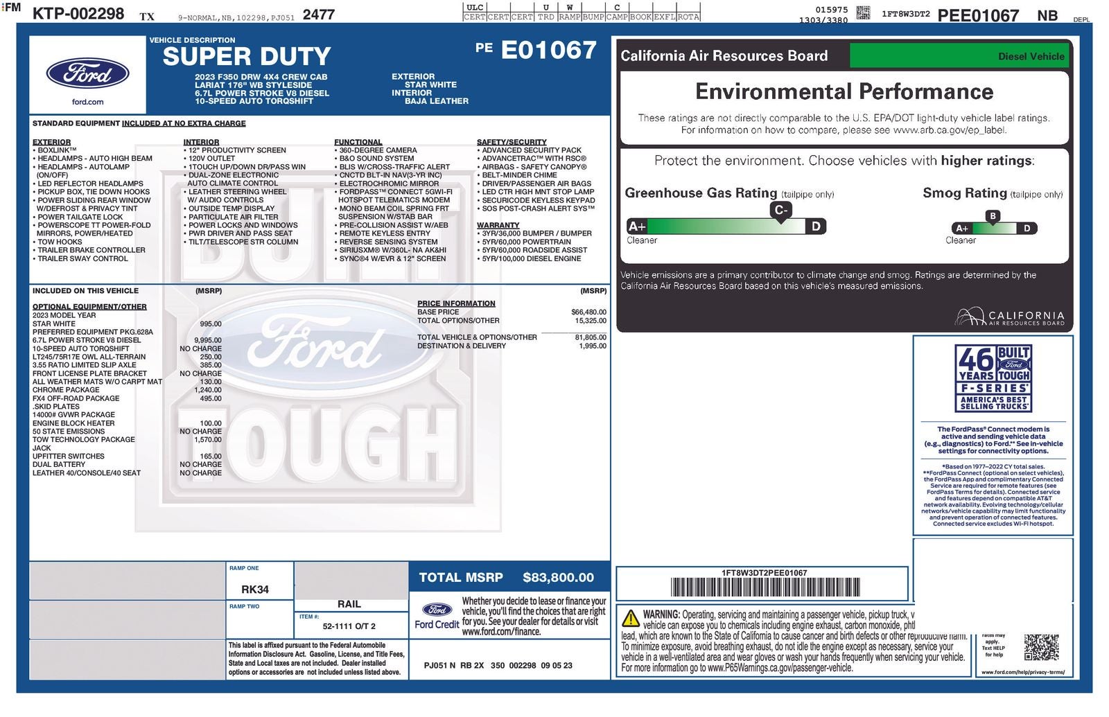 2023 Ford F-350SD Lariat DRW